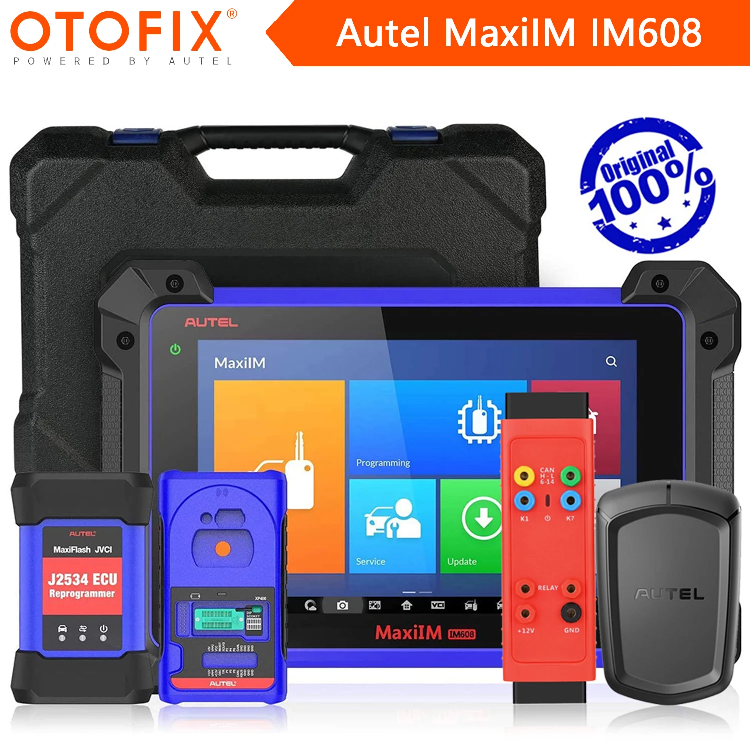 2021 Autel MaxiIM IM608 OBD2 Scanner OBDII Car Auto Diagnostic Tool All System IMMO Advanced Key Programming PK IM508 IM600 | Автомобили и