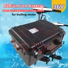 Е-байка 36В 60Ah 80Ah 100Ah 110Ah 120Ah 130Ah 150Ah 200Ah литий литий-ионная батарея для троллингового мотора солнечная система caravanas + Зарядное устройство