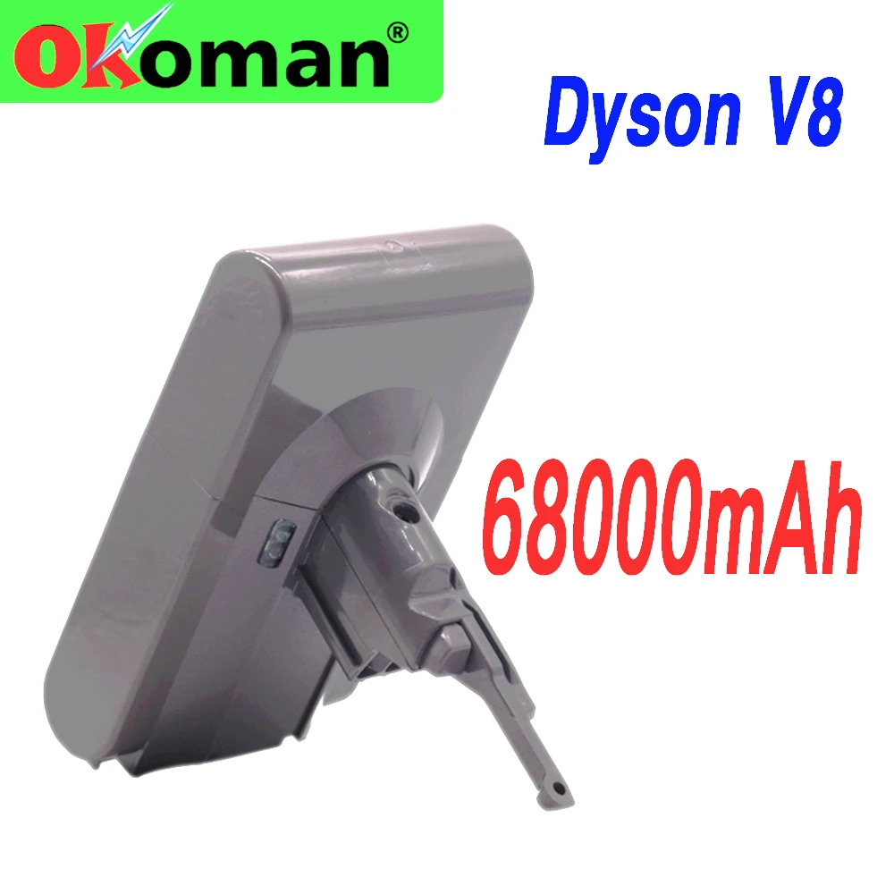 Литий-ионный беспроводной пылесос большой емкости 21 6 в 68000 мАч для Dyson V8 Замена
