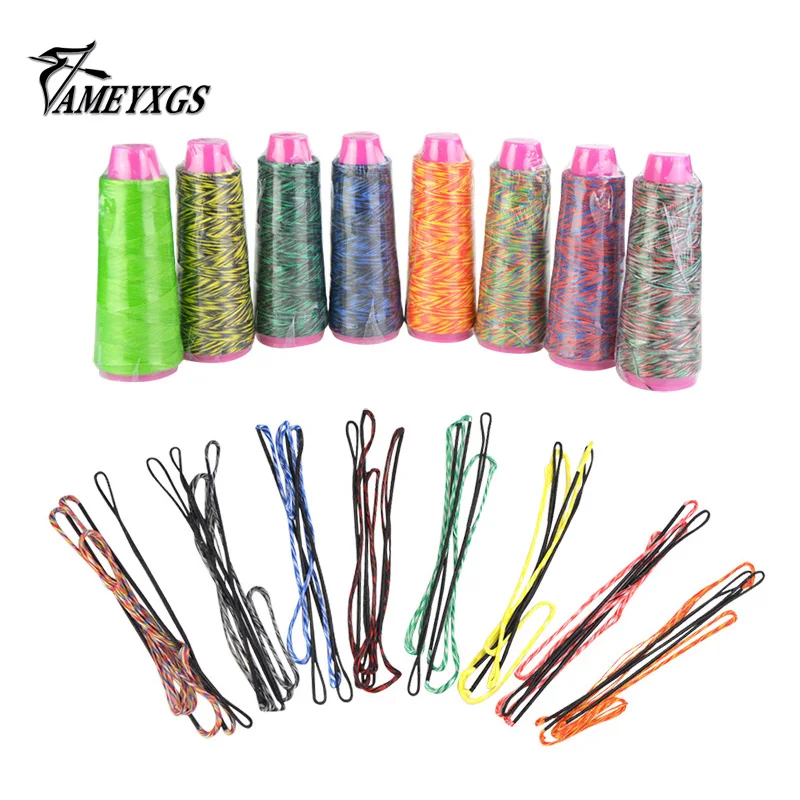

1PCS Archery Bowstring Polymer Polyethylene Material 8-color Bow String Rope Thread Hunting Archery Recurve Bow Compound Bow