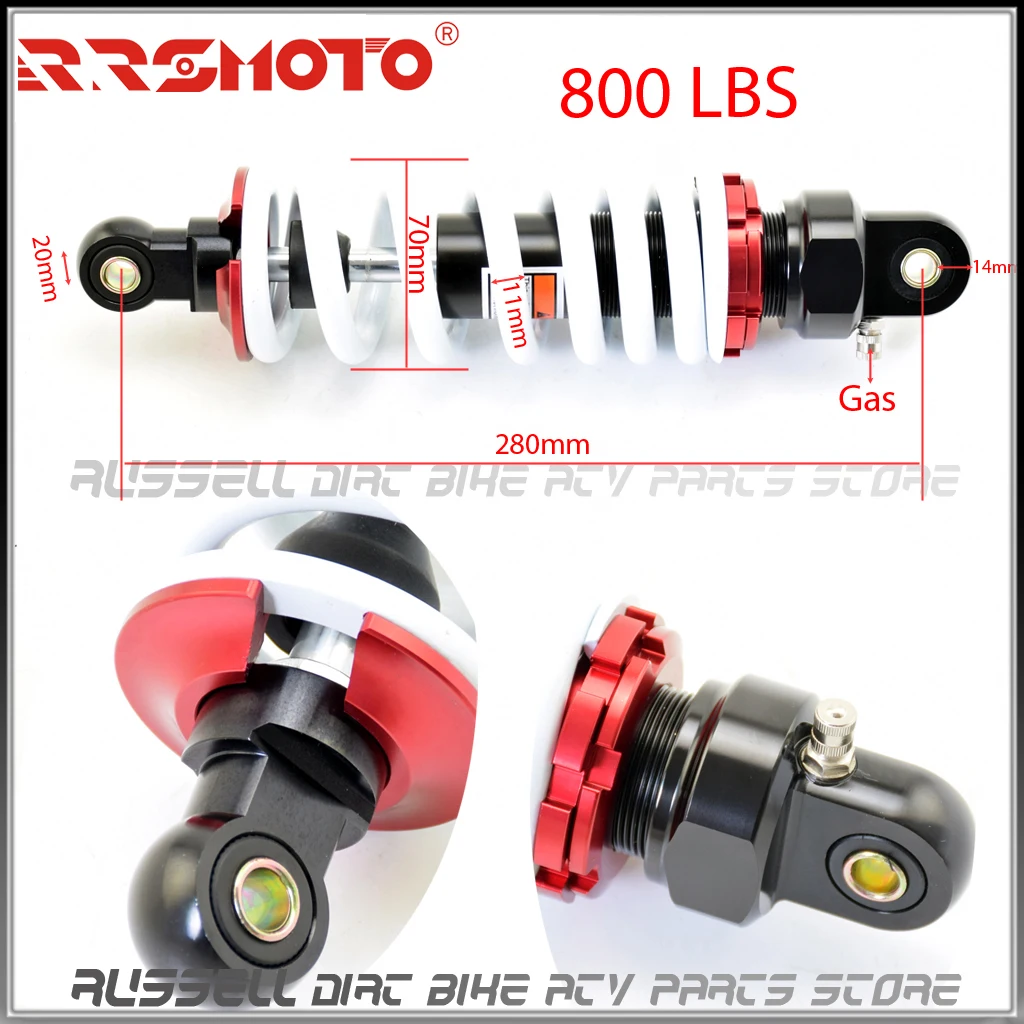 Амортизатор амортизирующий задний 280 мм амортизатор подвески для крестового