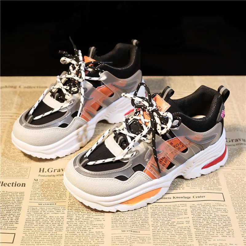 5 см/1 95 &quotвысота кроссовки женские массивные легкая обувь женская на шнуровке