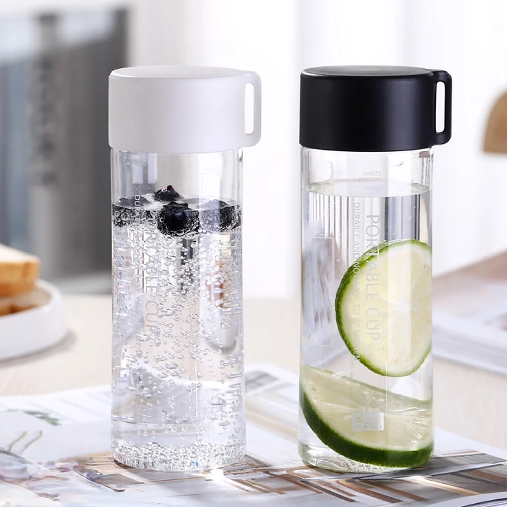 

Simple and creative portable leak-proof plastic cups for men and women personality cups heat-resistant and drop-resistant