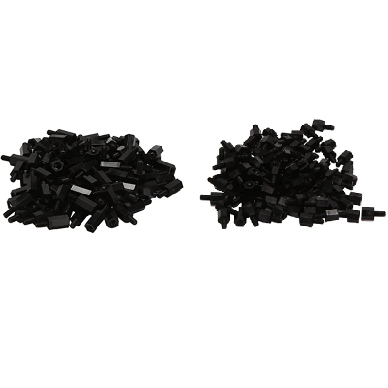 

100 Pcs M3 Nylon Spacer Hex Stand-Off Pillar Hex Spacers Standoffs Assorted Kit for Motherboard