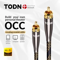 todn toslink digital fiber optical audio cable 6n occ male to male 75%cf%89 premium spdif coaxial rca cable for sound bar cd dvd tv