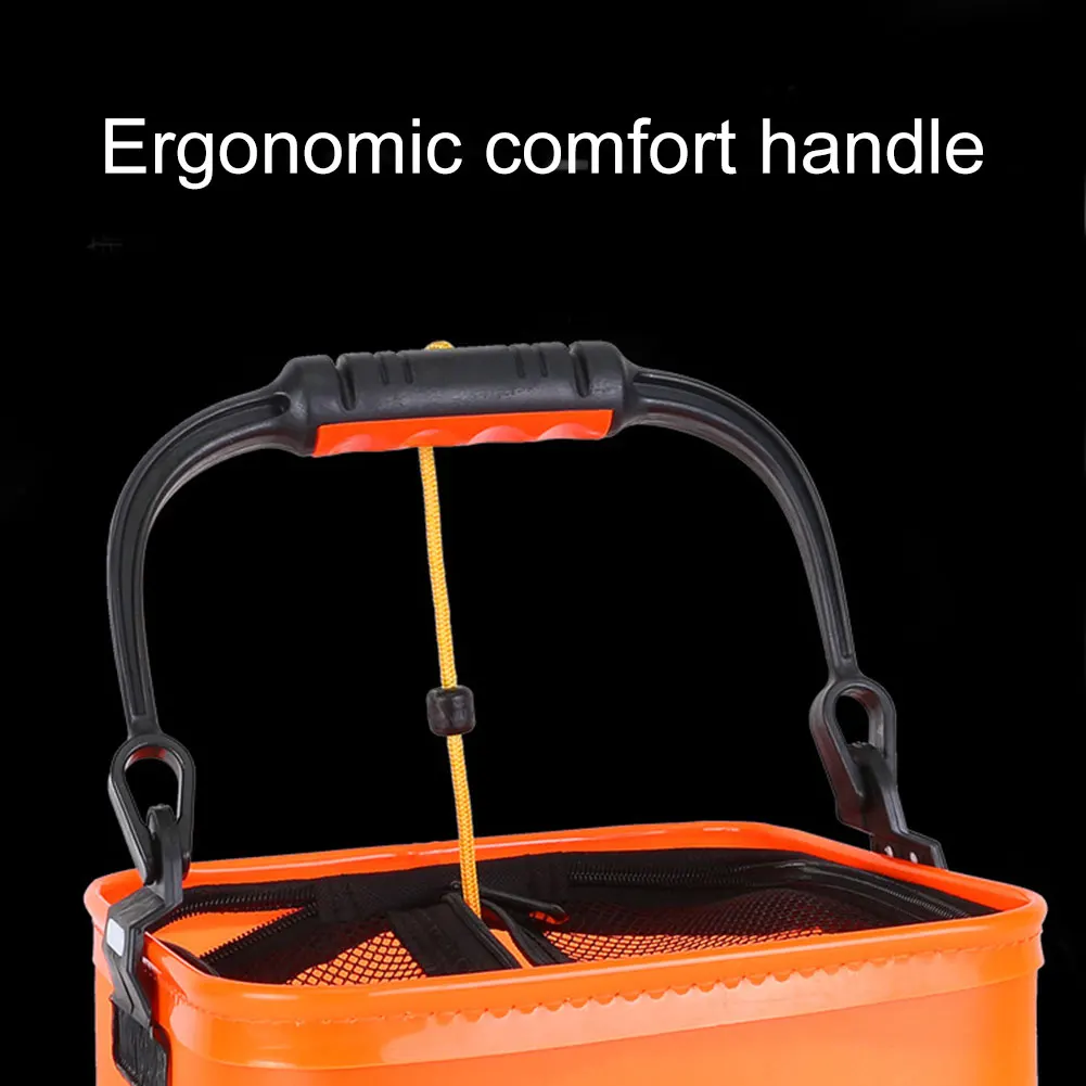 Недавно ведро для рыбалки складной контейнер хранения Перевозчик EVA с ручкой