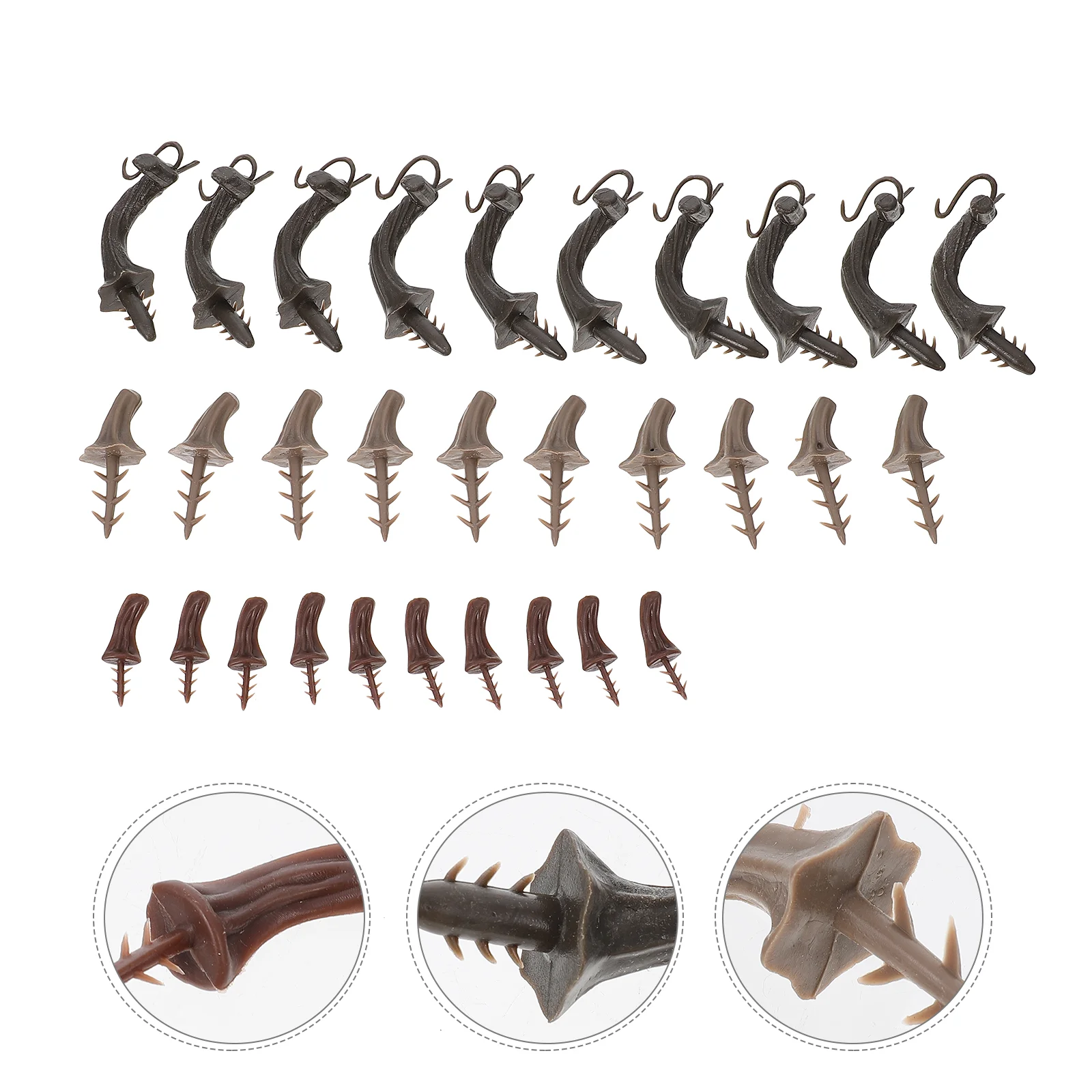 

30Pcs Chic Pumpkin Head Craft Pumpkin Making Tool DIY Material Random Color