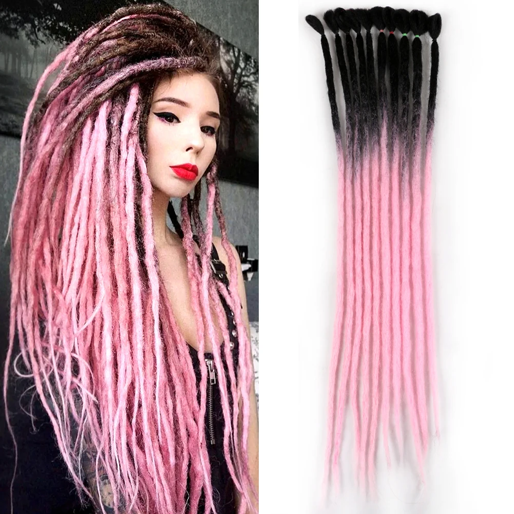 Дреды для наращивания волос 20 дюймов регги дреды в стиле хип-хоп замки крючком