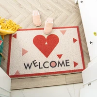modern love you home doormat pvc non slip mat custom size hallway bath bedroom living room carpet dust proof entrance door mat