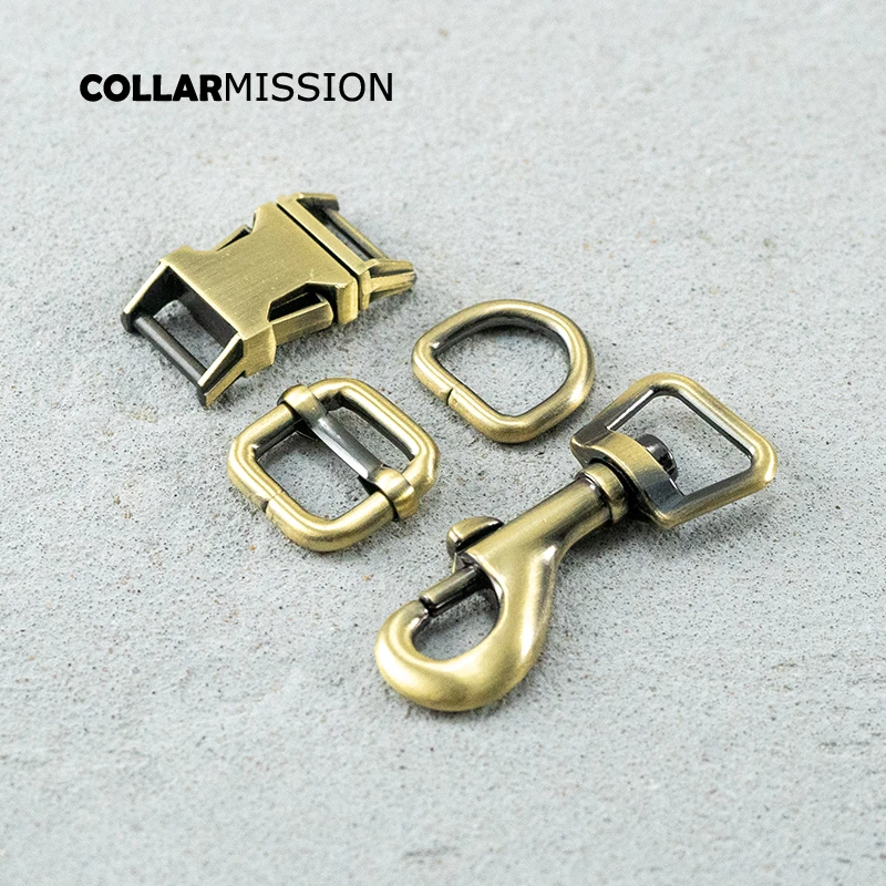 (metal buckle+adjust buckle+D ring+metal dog clasp/set) retailing 15mm for high quality pet collar leash set harness DIY parts | Дом и сад