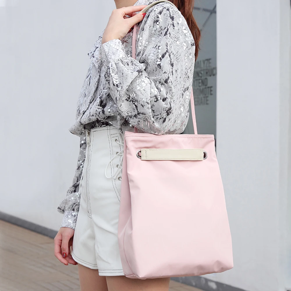 Большая вместительная сумка тоут Складная Легкая водонепроницаемая нейлоновая