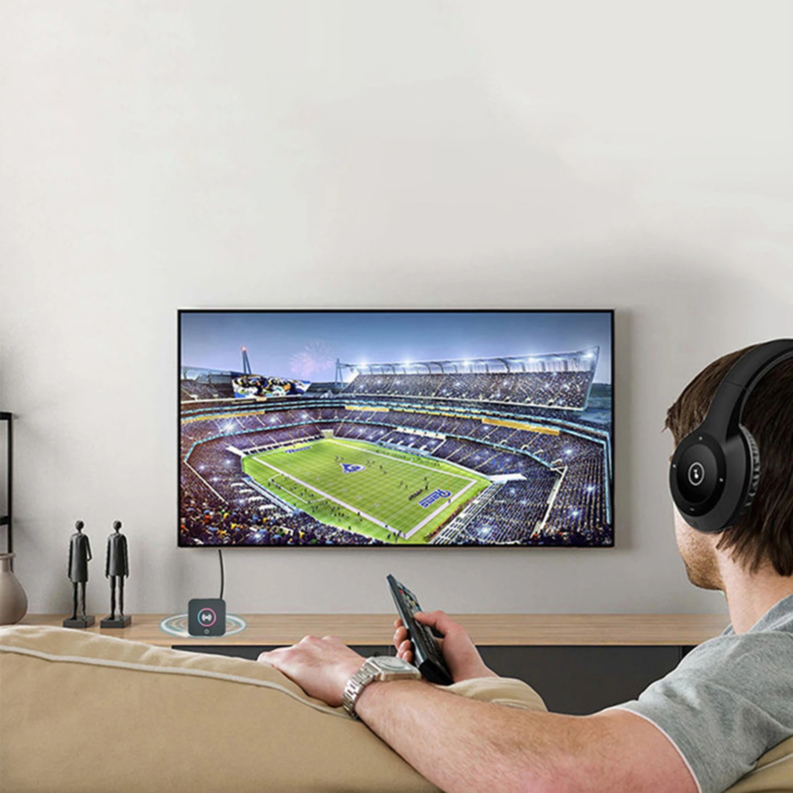 Аудиоприемник передатчик 3 5 мм 2RCA разъем Bluetooth-совместимый 5.0 беспроводной HiFi