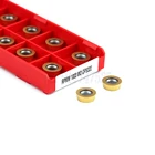 Токарные станки с ЧПУ RPMW1003 MO DP5320, твердосплавные лезвия CVD, токарные инструменты с покрытием, Круглые режущие пластины, фрезы, 10 шт.