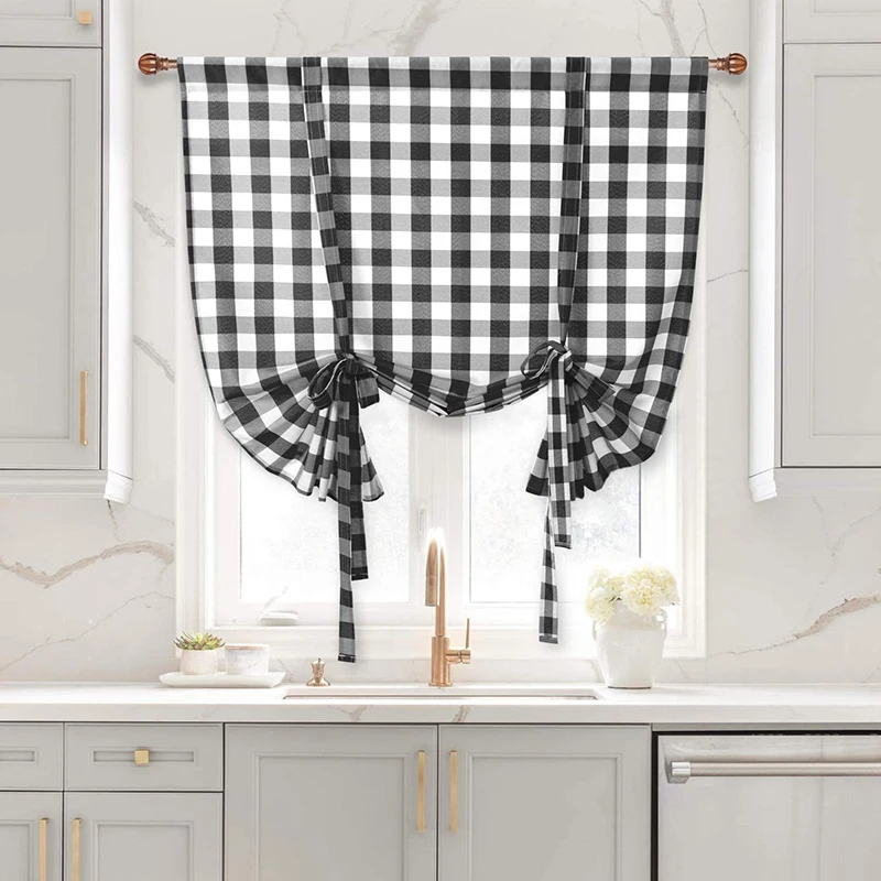 Черно-белые фотообои с регулируемой теплоизоляцией Завязывающиеся оконные