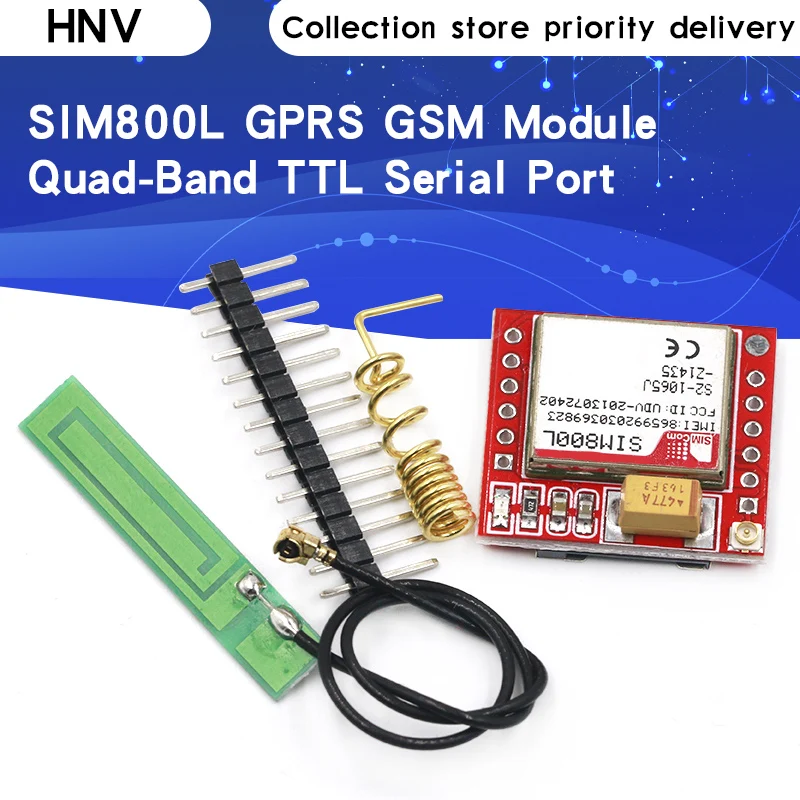 

Наименьший SIM800L GPRS GSM модуль карта Micro SIM Core плата четырехдиапазонный TTL последовательный порт