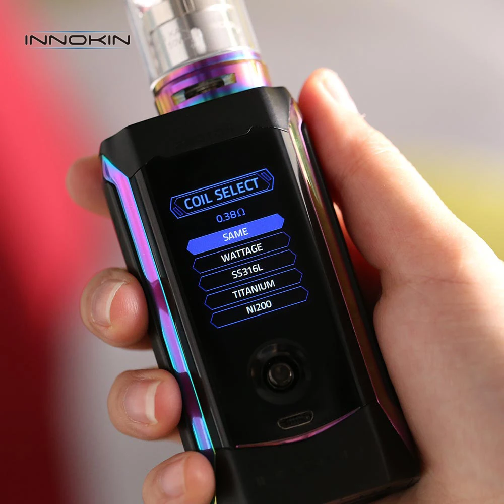 Оригинальный Innokin Proton 235 Вт vv vw бокс мод электронная сигарета Vape для Plex Scion II Танк RTA