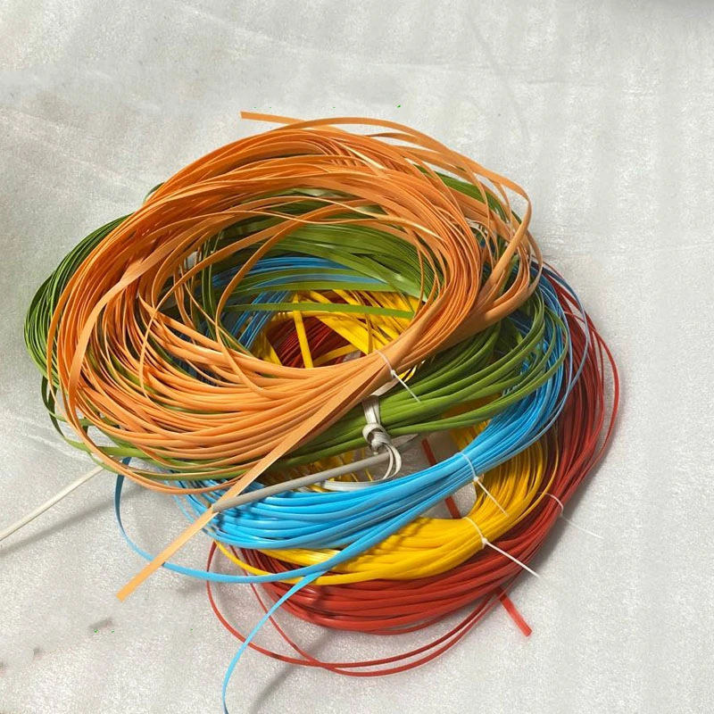 Плоский синтетический ротанговый ткацкий материал 10 метров пластиковый для