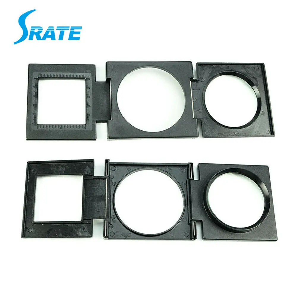 4-teiliges Set 5-fache 65mm Lupe K9 Optische Linse Vergrößerungsglas Dreifach Faltbarer Stoffspiegel Taubenaugen-Vergrößerungsgläser – Detail 2