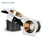 Освещение в помещении потолочная Встраиваемая светодиодная лампа, круглая, квадратная, точечный светодиод с регулируемой яркостью Спальня отель Гостиная освещение коридора