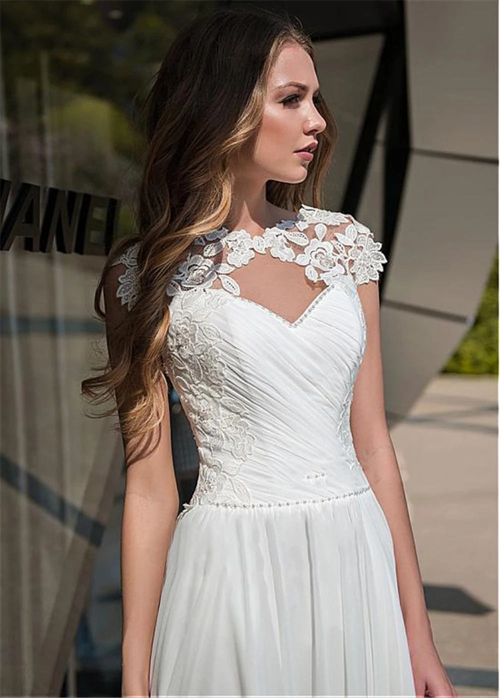 Пляжное шифоновое платье на свадьбу одежда Boho Каппена-Hullen складной с