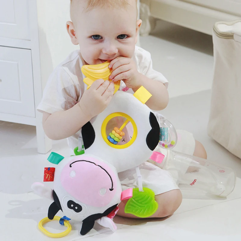

Cute Baby Rattles Animal Handbell For Kids Baby Education Learning Toys Rattle Toys Musical Handbell Musical Bell For Children