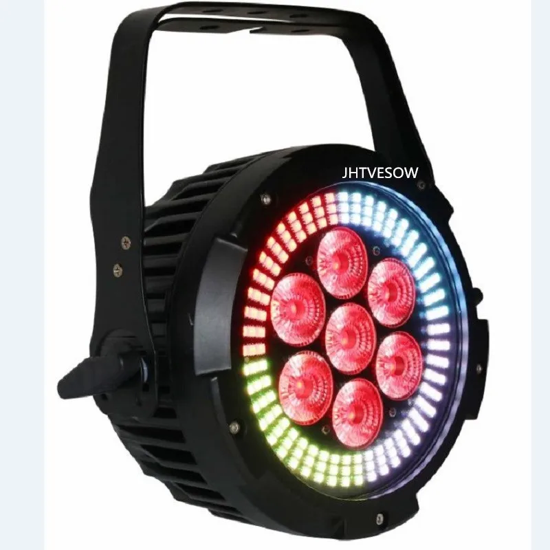 Светодиодсветодиодный dmx12w RGBWA + UV 6 в 1 3 с RGB подсветкой для сценического