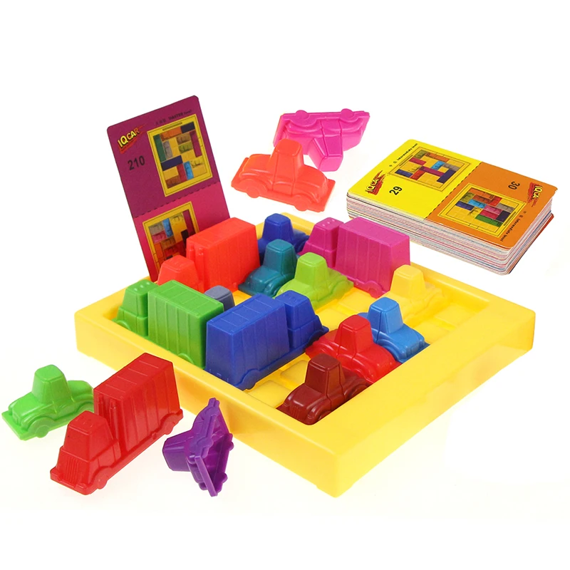

120/212 Levels 3D Puzzle Rush Hour Logic Game Model Brain Training Toy Creativity Game Early Educational Toys Gift for Kids