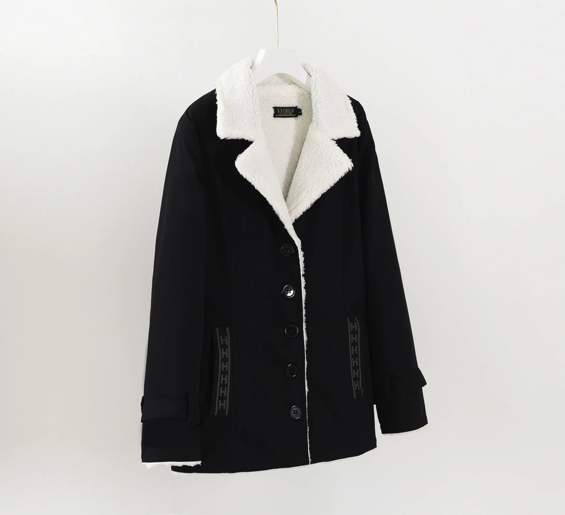 Размера плюс бархатная Толстая теплая хлопковая куртка и зимняя женская одежда