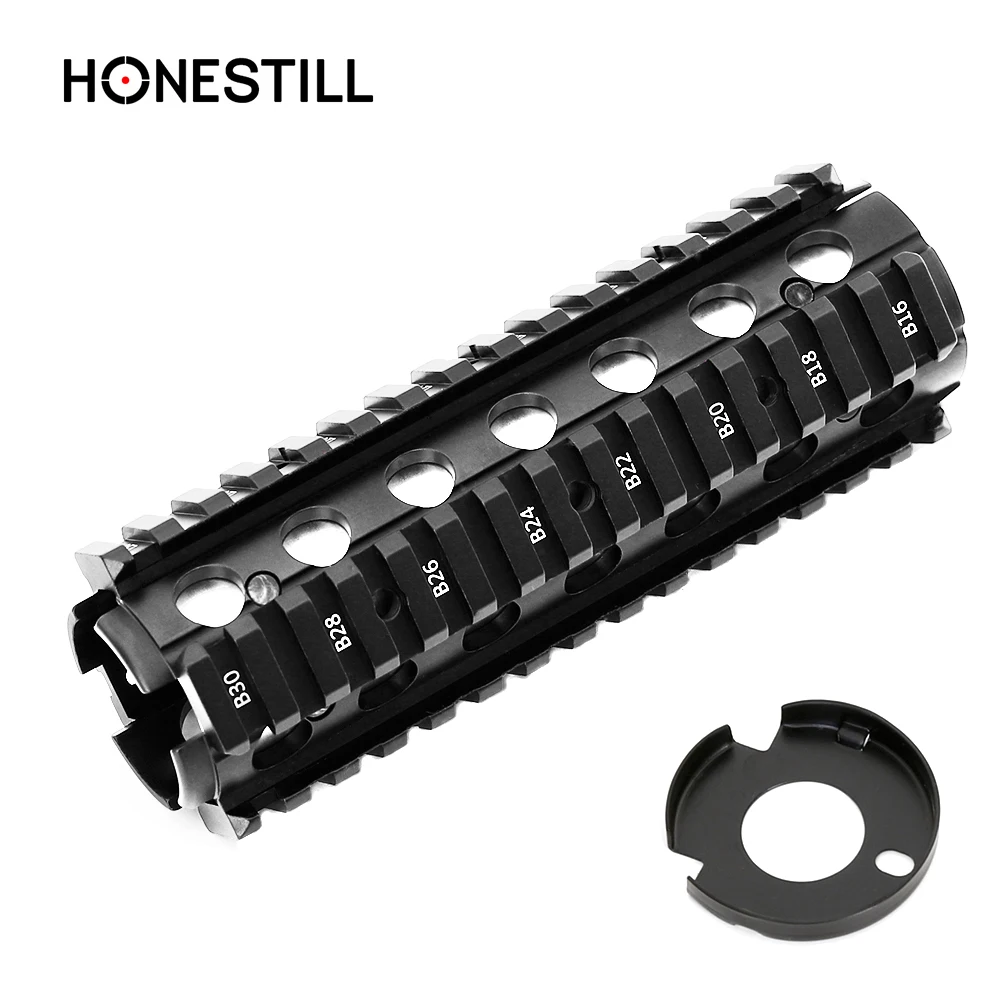 M4/ M16 Airsoft AEG RIS Handguard 6 7 дюймов CNC Picatinny Quad рельсы 20 мм 4 рельсовая система Tacband G13M