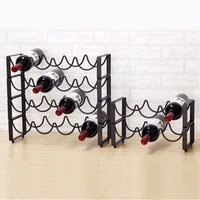 durable iron wine bottle holders creative practical home living room decorative cabinet wine display storage racks bar wine rack