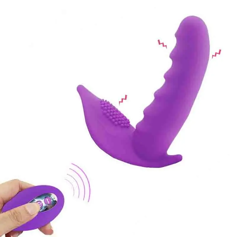 Женский USB бабочка пульт дистанционного управления Вращающийся вибратор-дилдо