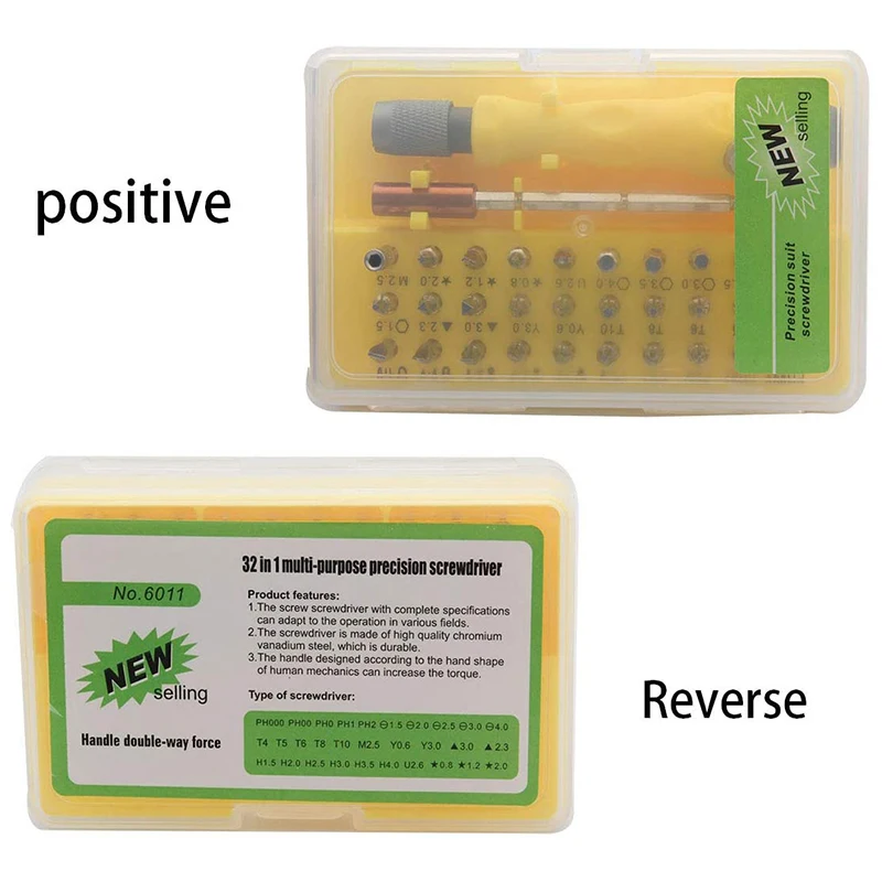 

32 in 1 Screwdriver Tool Set Screwdriver Set Repair Tool Kit, Replaceable Drill Bit, Drill Bit Set