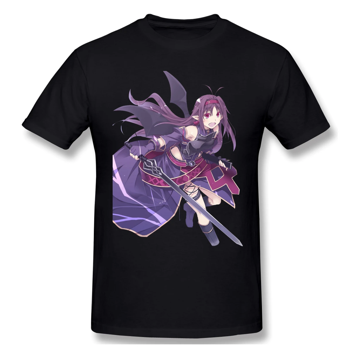 Sword Art Online Мужская футболка из 100% хлопка Женская графическая юуки большие Топы |