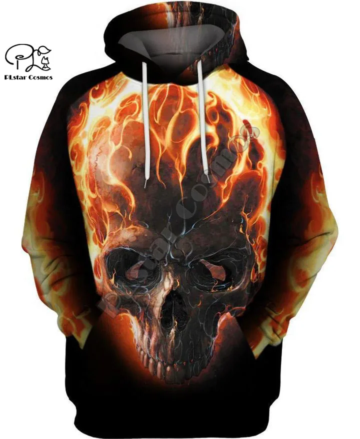

PLstar Cosmos Skull Art Colorful Funny Ghost Streetwear NewFashion Long sleeve Tracksuit 3DPrint Men/Women Hoodies Pullover A-17
