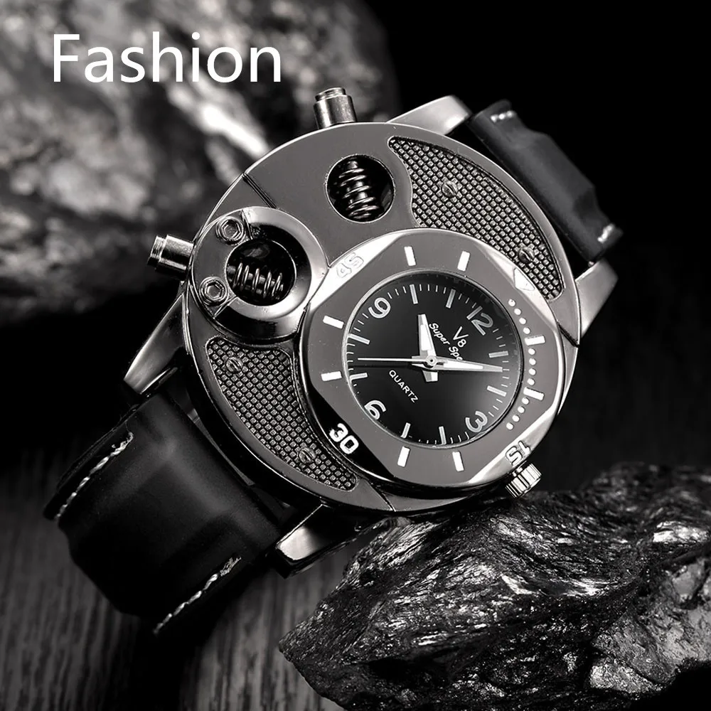 Men's Watch 2020 1PCS Fashion Luxury Thin Silica Gel Chronograph Quartz Students Casual Sport Leather Wristwatch Clock # | Наручные