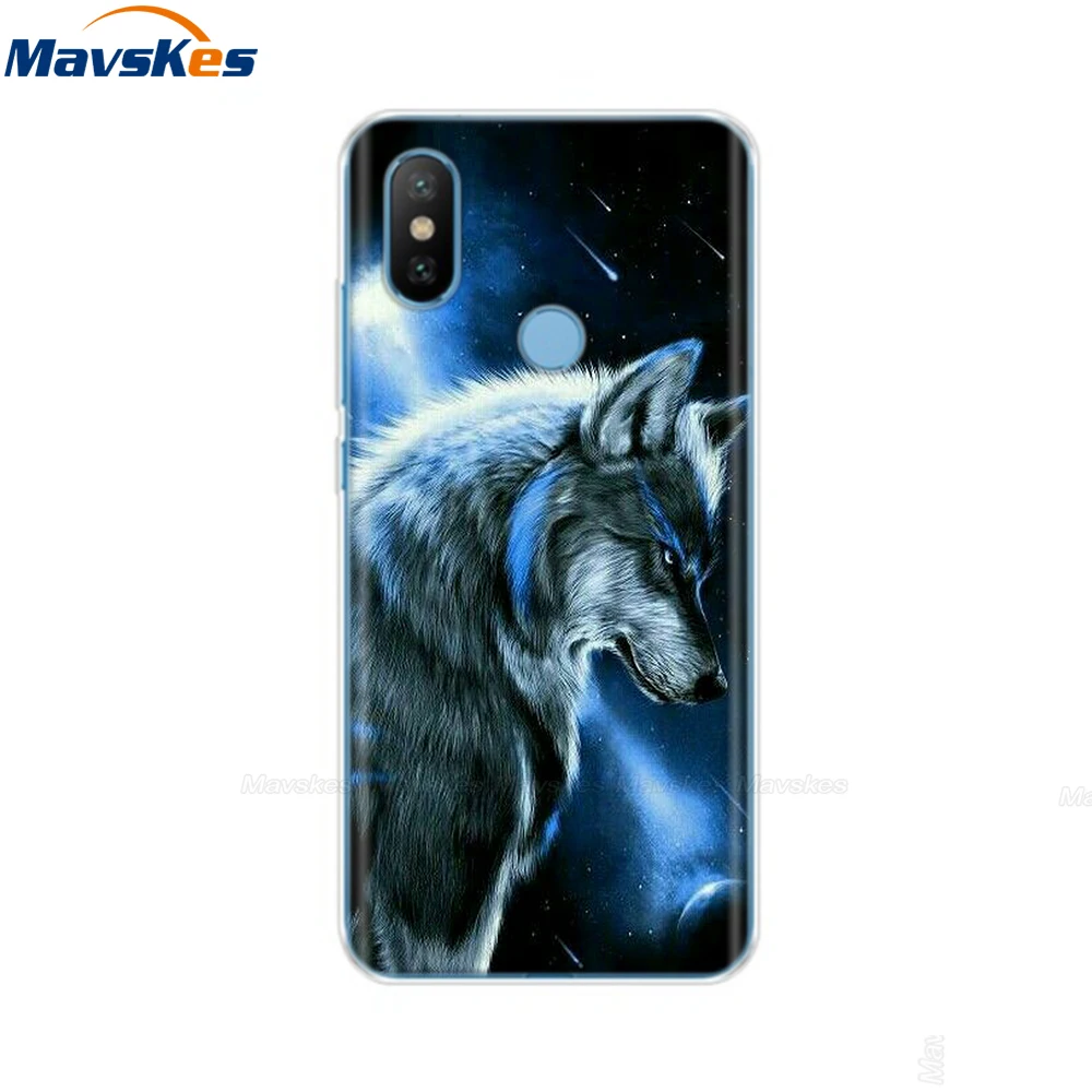 Силиконовый чехол для телефона для Xiaomi mi A2 Lite, чехол с рисунком, мягкая задняя крышка из ТПУ, чехол для телефона для Xiomi mi A2 mi A2 LITE, бампер - Цвет: 59