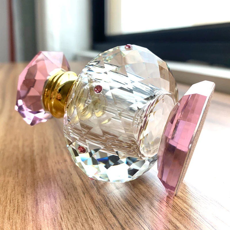 Розовый многоразовый флакон для духов ручной работы 6 мл | Дом и сад