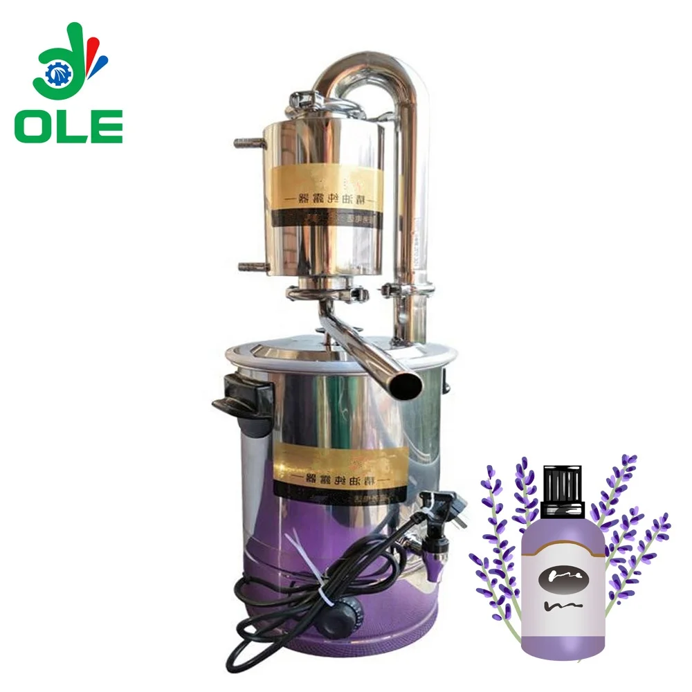 

21L Stainless Steel Essential Oil Making Machine Herb Essential Oil Steam Distiller