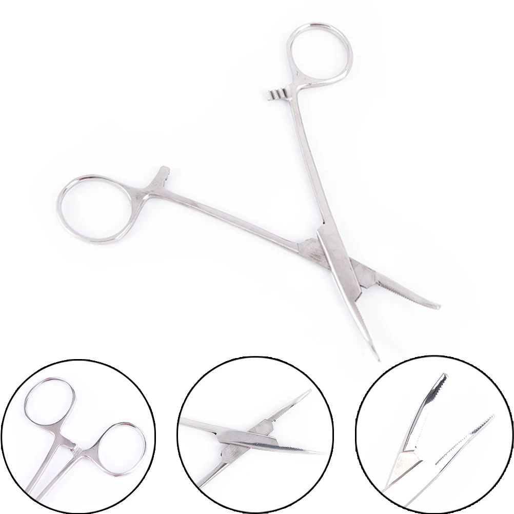 Хорошая сделка новый 5 &quotРыбалка гемостат запорные зажимы щипцы из Нержавеющей