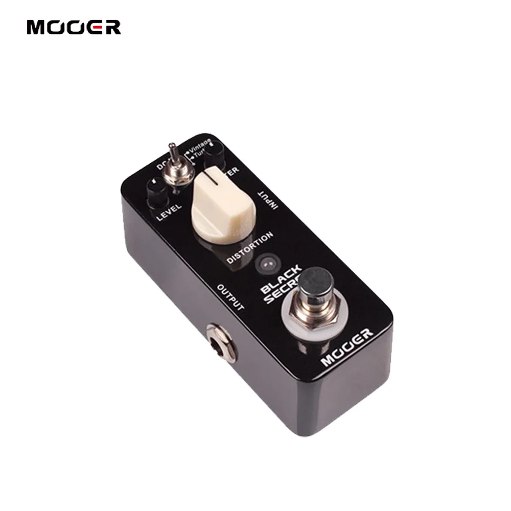 Mooer Black Secret Distortion педаль эффектов для электрогитары 2 режима работы настоящая