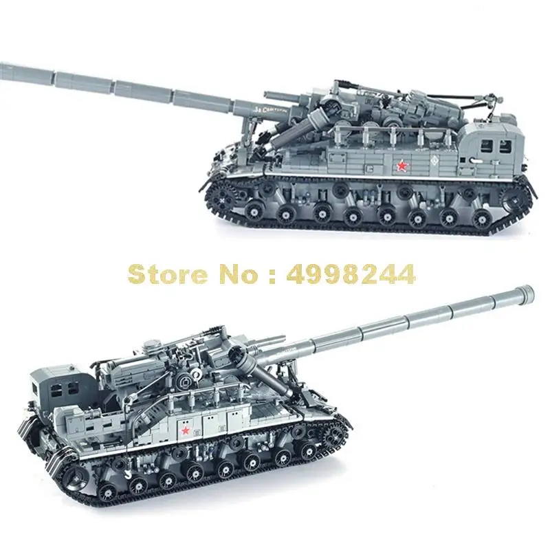 1832 шт. креативные строительные блоки moc военной серии t92 | Игрушки и хобби