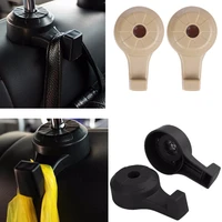 2pcs creative car hooks vehicle headrest hook bag holder storage styling universal hanger auto seat back rack clip portable