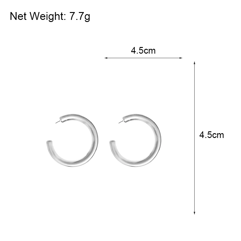 

Amorcome Fashion Round Circle Acrylic Resin Hoop Earrings for Women Statement Transparent Geometric Earring Wholesale Jewelry