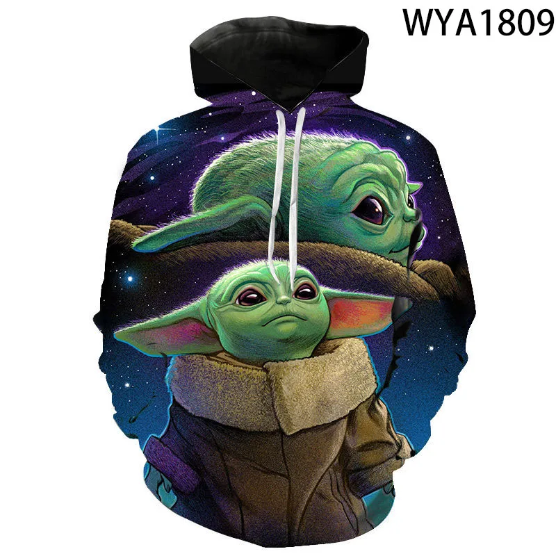 

2020 New Hoodies Cool Yoda 3D Printed Men Women Children Streetwear Pullover Sweatshirts Boy Girl Kids Fashion Hooded Jacket