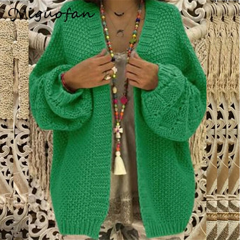 kimono cardigan women loose causal sueter mujer autumn winter knitted sweater oversized ladies tops 2020 kardigan femme sweter |