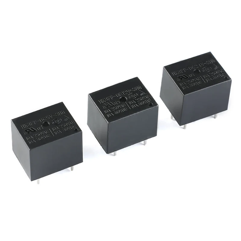 5 шт. Мощность реле HK3FF DC5V SHG DC12V DC24V 10A250VAC T73 5PIN|Интегральные схемы| |