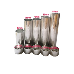 100 шт. стоматологический лабораторный алюминиевый картридж с губой для стоматологических съемных гибких акриловых протезов-5 Длина