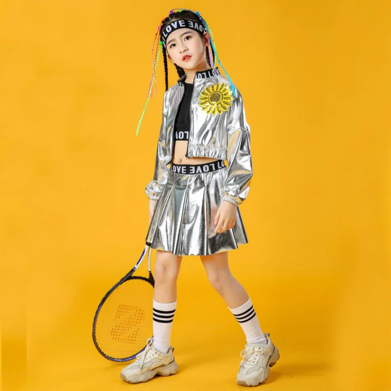 

2 шт., детские танцевальные костюмы в стиле хип-хоп