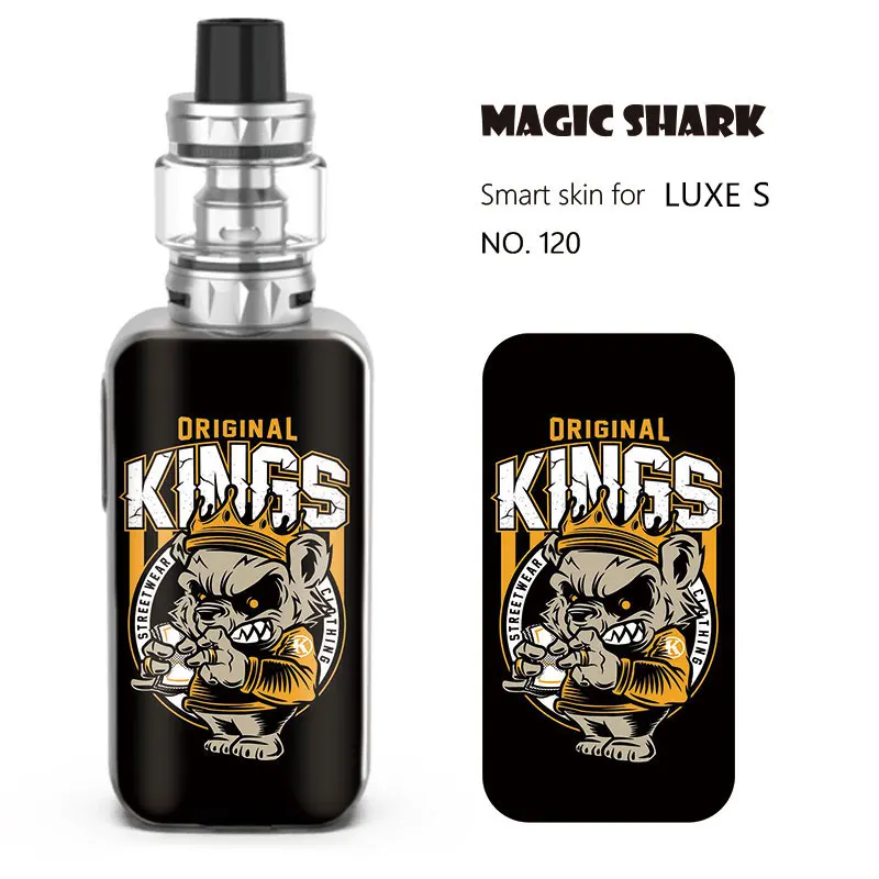 Magic Shark Dog Tiger God of War Super Hero Sticker Case Cover Film for VAPORESSO Luxe S 116-129 | Мобильные телефоны и