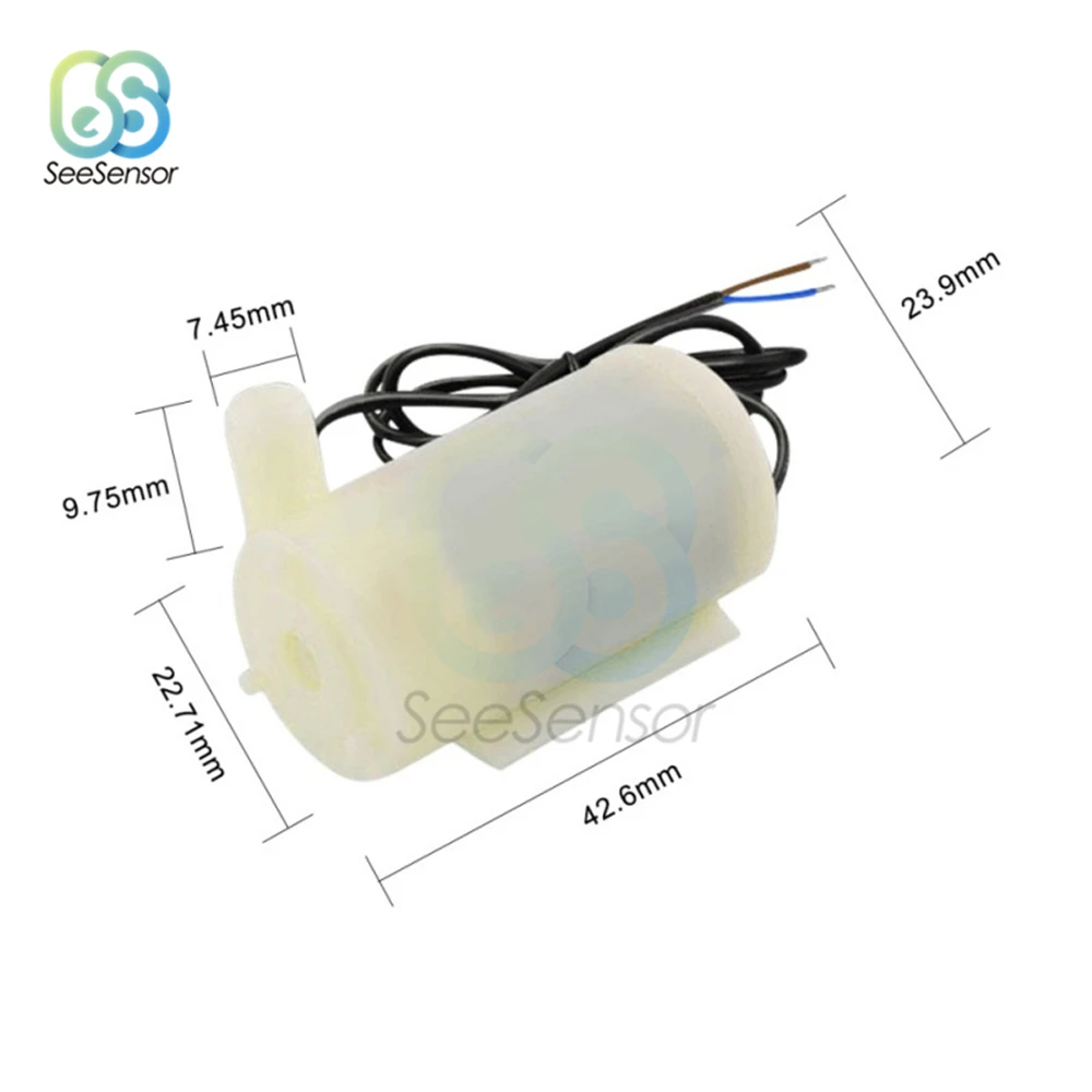 Микро погружной водяной насос постоянного тока низкий уровень шума бесщеточный